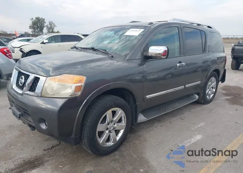 2011 Nissan Armada Platinum from USA, damaged, VIN 5N1AA0NE7BN617211